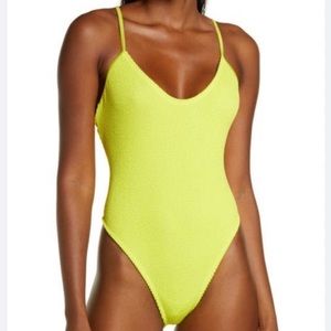 NWT Good American High Cut One Piece Bathing suit